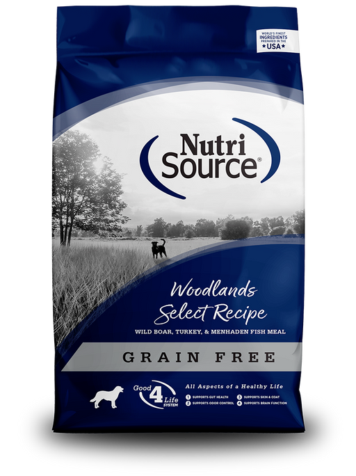 NutriSource Grain Free Woodlands Select Recipe Dog Food