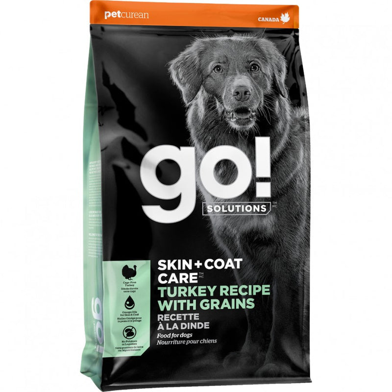 Go! Solutions Skin + Coat Care Turkey Recipe with Grains, 22lb