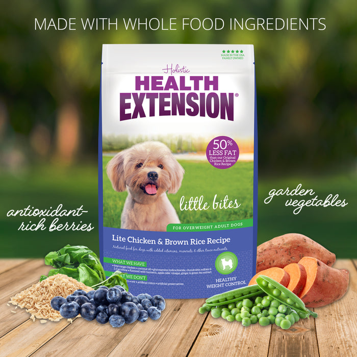 Little Bit Dog Health Extension Lite Little Bites Dog Food — Jake's Pet Supply