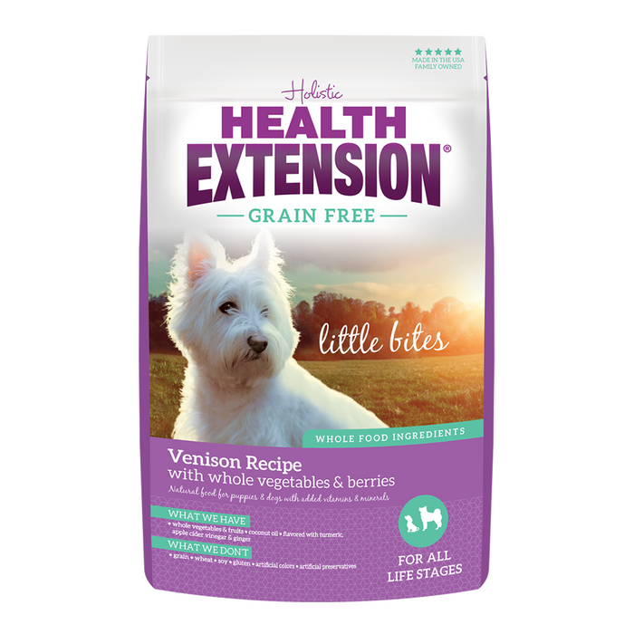 Health Extension Grain Free Venison Little Bites Recipe 3.5lb