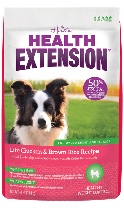 Health Extension Lite Chicken & Brown Rice Dog Food