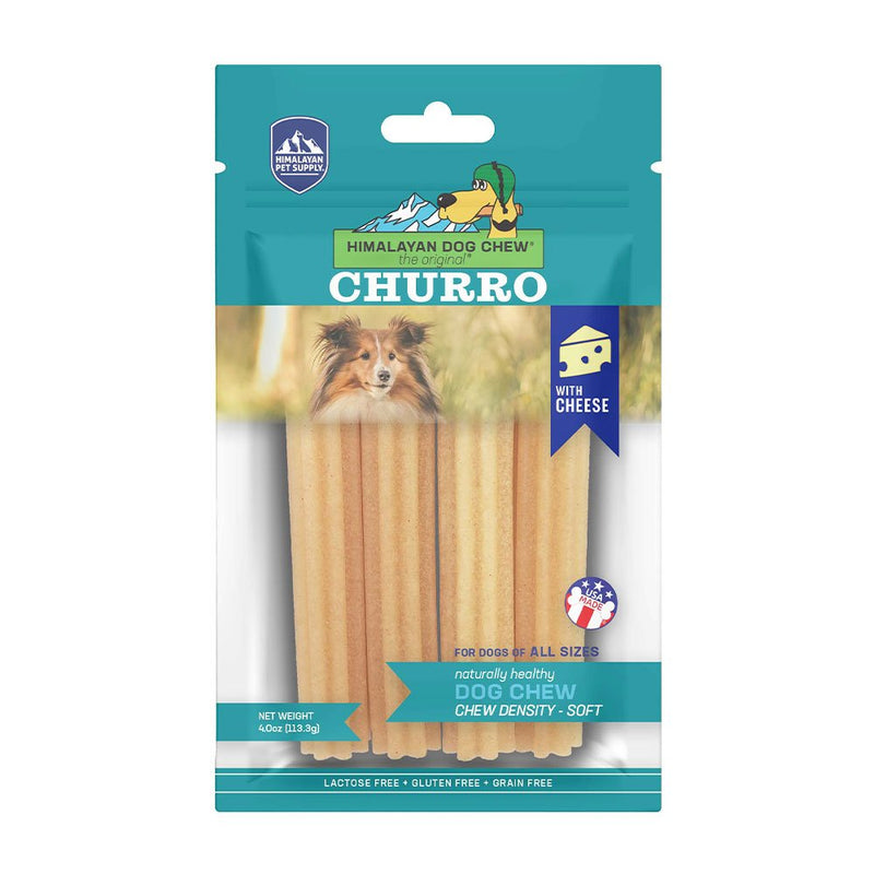 Himalayan Dog Chew® Churro Cheese Flavored Dog Chew - 4 Pack