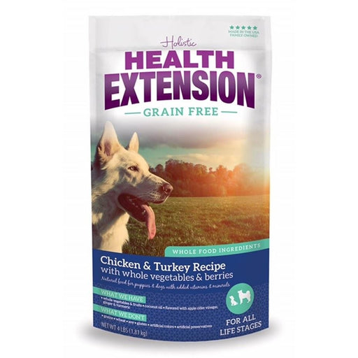 Holistic Health Extension Grain Free Chicken and Turkey Dog Food 