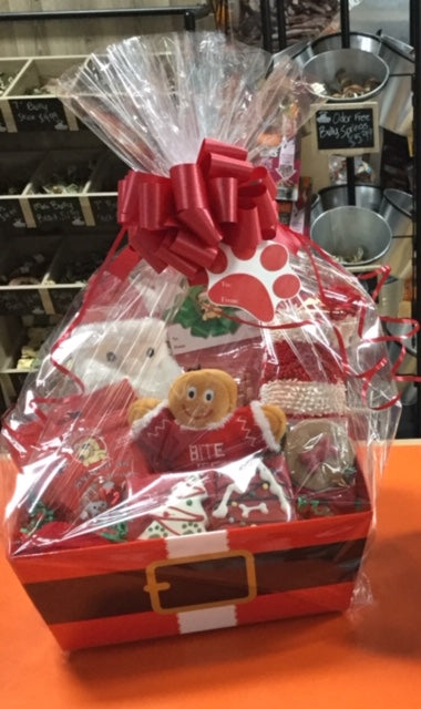 Holiday Custom Gift Basket for Dogs or Cats - Delivered in Palm Beach County