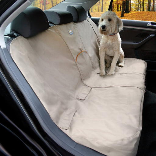Kurgo Extended Width Dog Bench Seat Cover, Sand