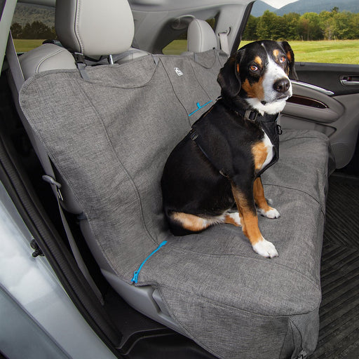 Kurgo Bench Seat Cover, No Slip Grey & Blue
