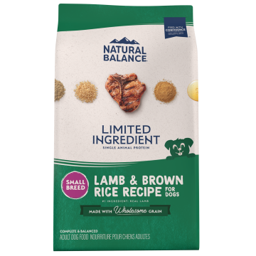 Natural Balance Limited Ingredient Diet Lamb and Rice for Small Breed Dogs
