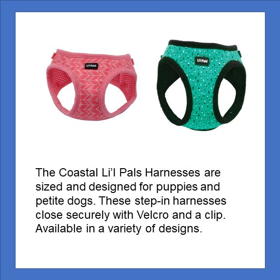 Coastal Lil Pals Harnesses for the tiniest puppies and petite dogs