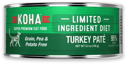 KOHA Limited Ingredient Diet Turkey Pate Cat Food