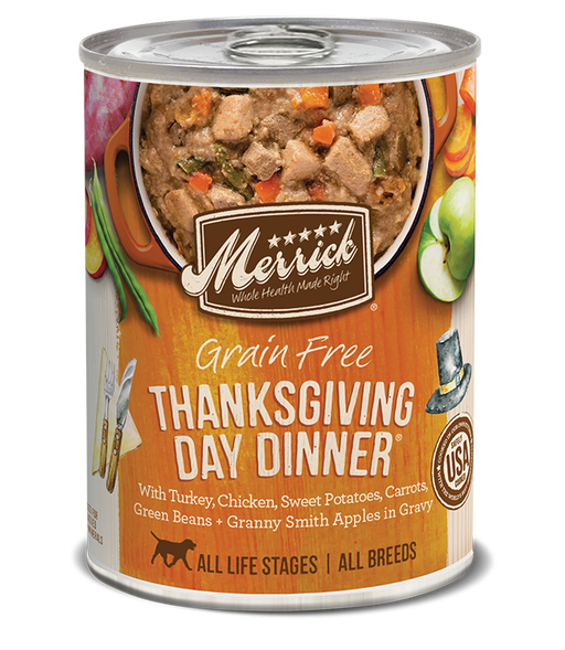 Merrick Grain Free Thanksgiving Day Dinner in Gravy 12.7oz