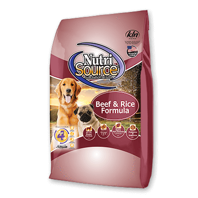NutriSource Beef & Rice Dog Food 5 lb