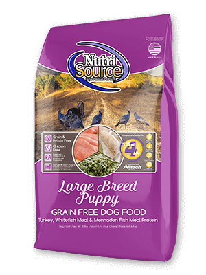 NutriSource Grain-Free Large Breed Puppy Formula 26 lbs