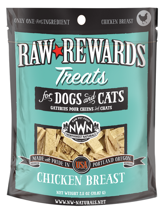Northwest Naturals Raw Rewards Freeze-Dried Chicken Breast Treat