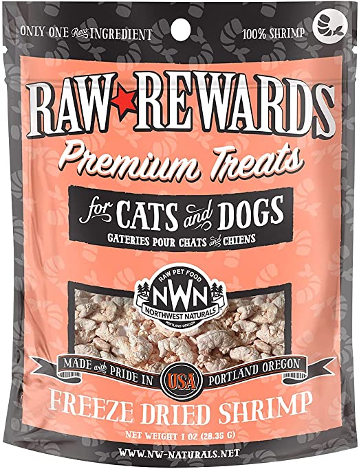 Northwest Naturals Raw Rewards Freeze-Dried Shrimp 1oz