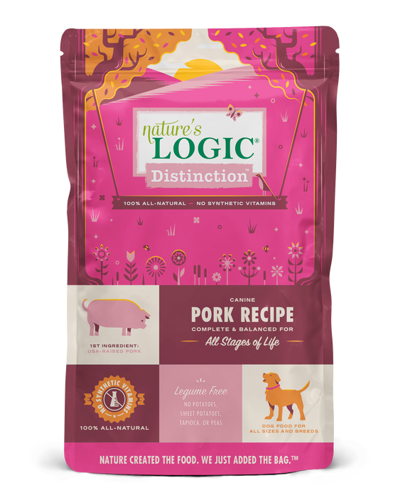 Nature's Logic Distinction Canine Pork Recipe Dry Dog Food