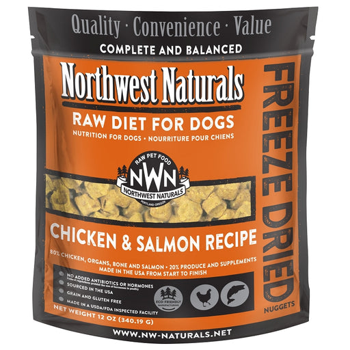 Northwest Naturals Freeze Dried Nugget Chicken and Salmon 12 oz