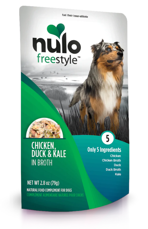 Nulo FreeStyle Chicken, Duck & Kale in Broth Pouch 2.8 oz