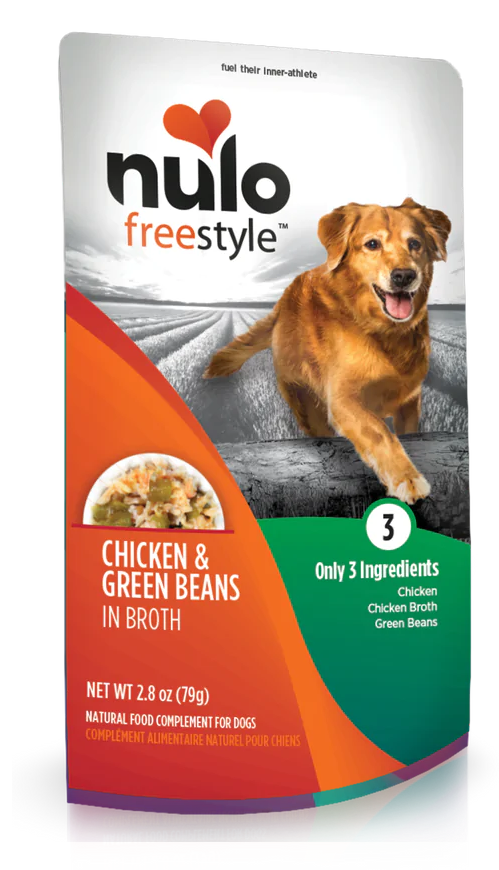 Nulo FreeStyle Chicken & Green Beans in Broth Pouch 2.8 oz