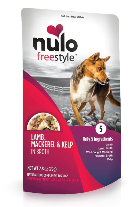 Nulo FreeStyle Lamb, Mackerel & Kelp in Broth Pouch 2.8 oz
