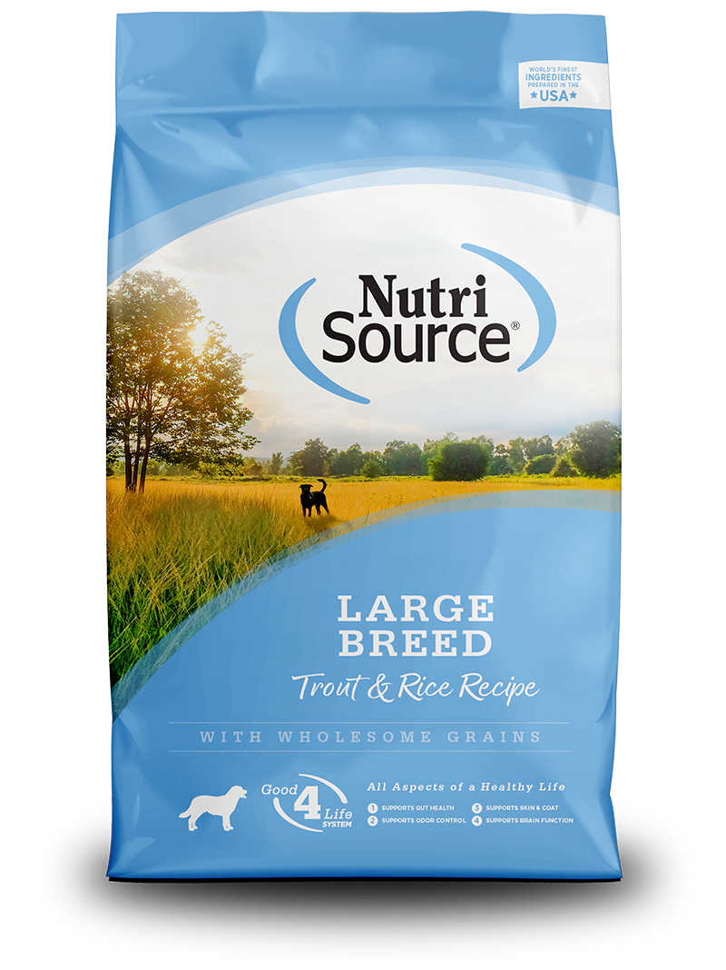 NutriSource Large Breed Trout & Rice Dog Food