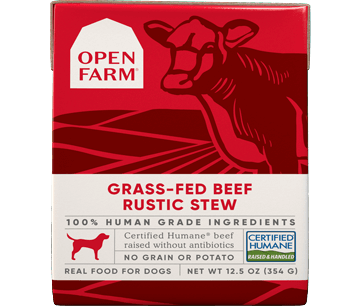 Open Farm Grass-Fed Beef Rustic Stew made with Human Grade Ingredients