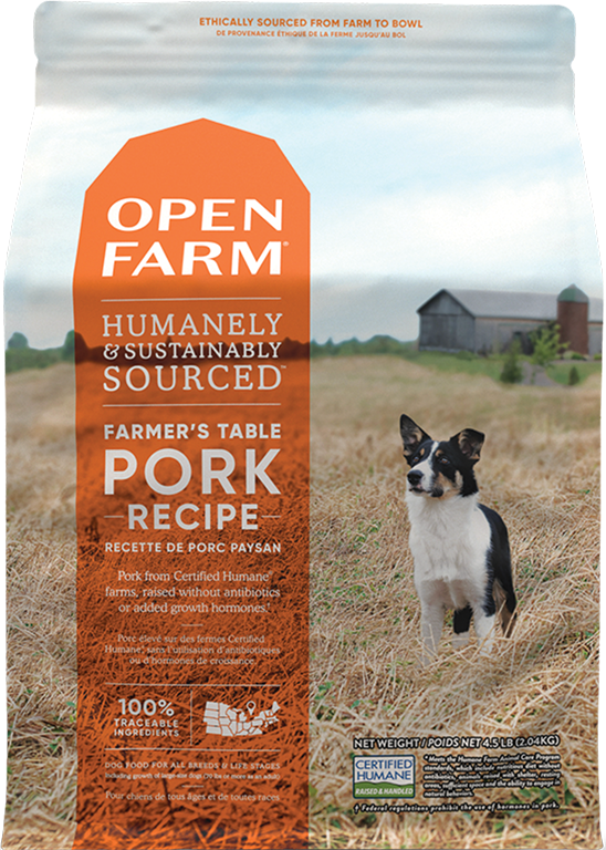 Open Farm Farmer's Table Pork Dry Dog Food 4lb