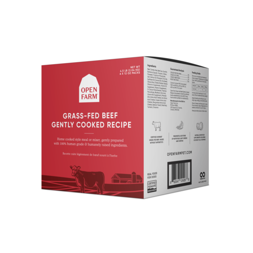 Open Farm Frozen Gently Cooked Grass-Fed Beef Dog Food