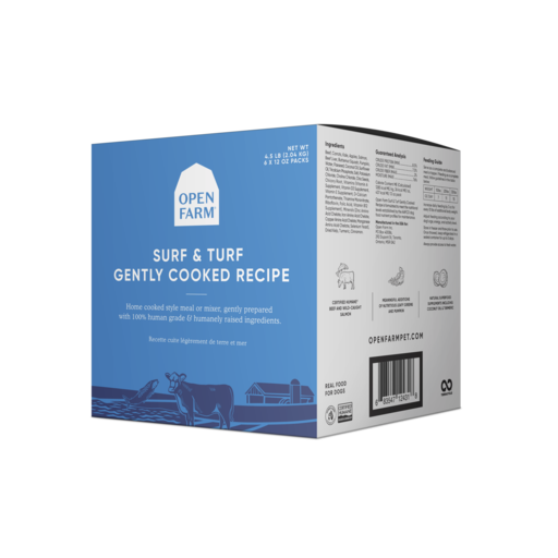 Open Farm Frozen Gently Cooked Surf & Turf Dog Food