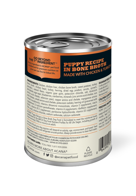 Acana Premium Paté, Puppy Recipe in Broth 12.8 oz