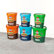 three varieties of primal food toppers