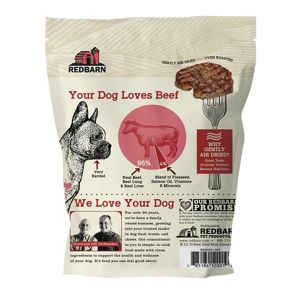 RedBarn Air Dried Dog Food, Beef Recipe