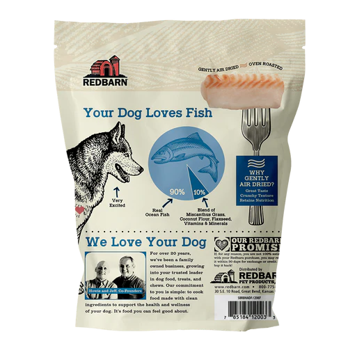 RedBarn Air Dried Dog Food, Fish Recipe