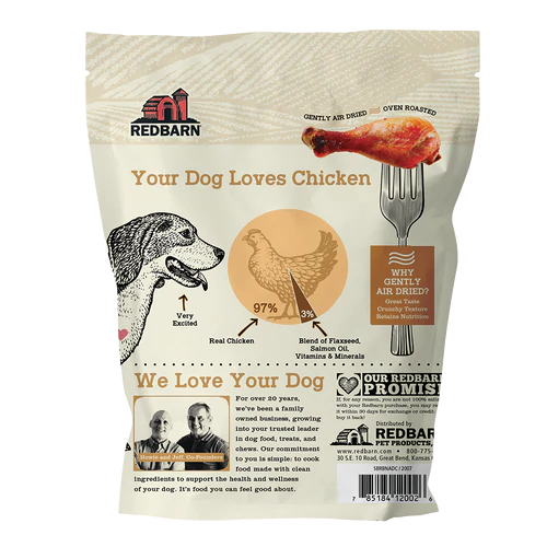 RedBarn Air Dried Dog Food, Chicken Recipe
