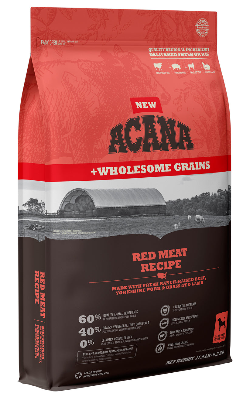Acana Red Meat + Wholesome Grains Recipe For Dogs