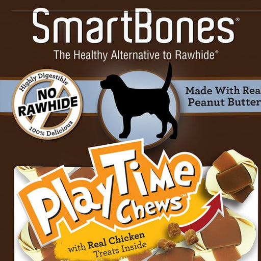 SmartBones Playtime Peanut Butter Chew Small (10pk)