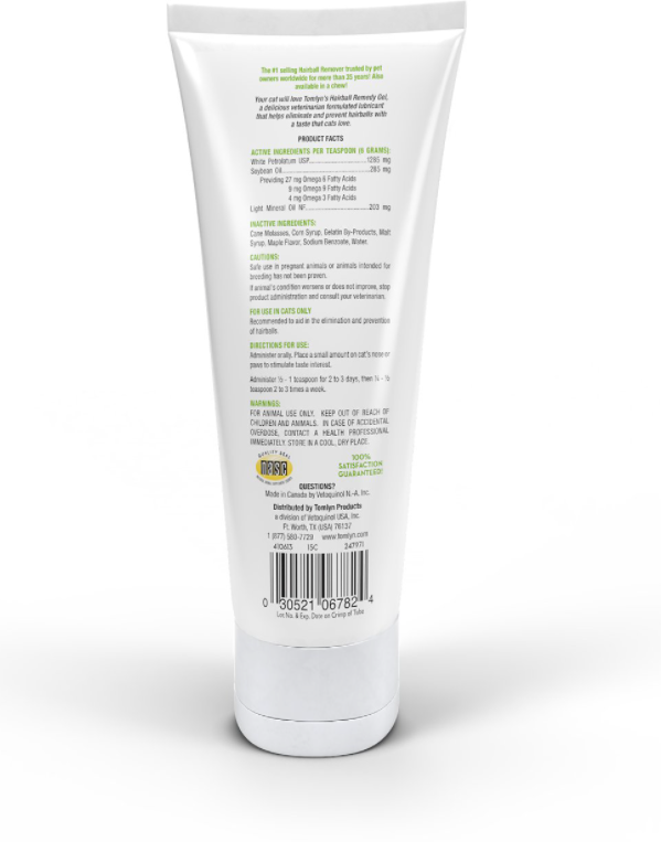 Tomlyn Laxatone Hairball Remedy Supplement for Cats, Maple Flavor 2.5oz