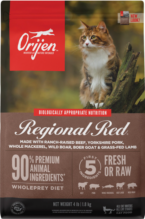 Orijen Grain-Free Regional Red Dry Cat Food