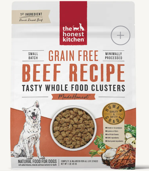 The Honest Kitchen Whole Food Clusters Grain Free Beef