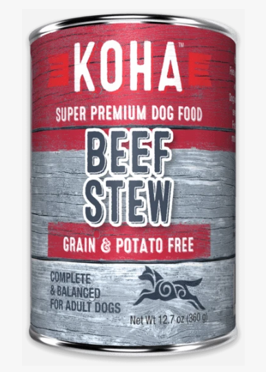 Koha Beef Stew Grain Free Dog Food 12.7oz