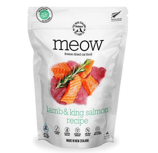 Meow Freeze-Dried Lamb & King Salmon Cat Food