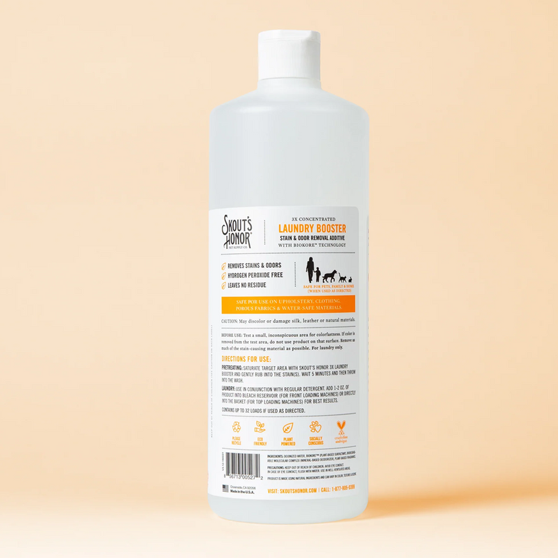 Skout's Honor - Laundry Booster Stain & Odor Removal Additive, 32oz