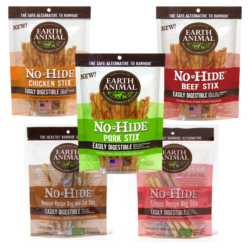 Earth Animal No Hide Stix - 10 Pack