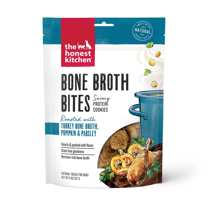 The Honest Kitchen-Bone Broth Bites - Roasted with Turkey Bone Broth Pumpkin 8 oz