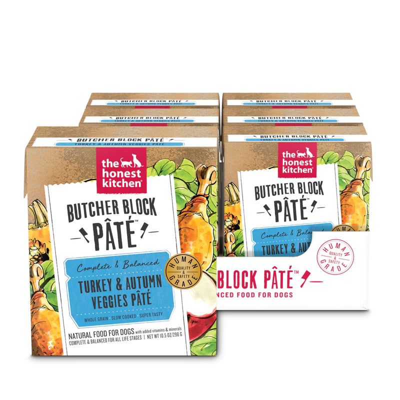The Honest Kitchen-Butcher Block Pate Turkey Autumn Veggies Pate 10.5 oz