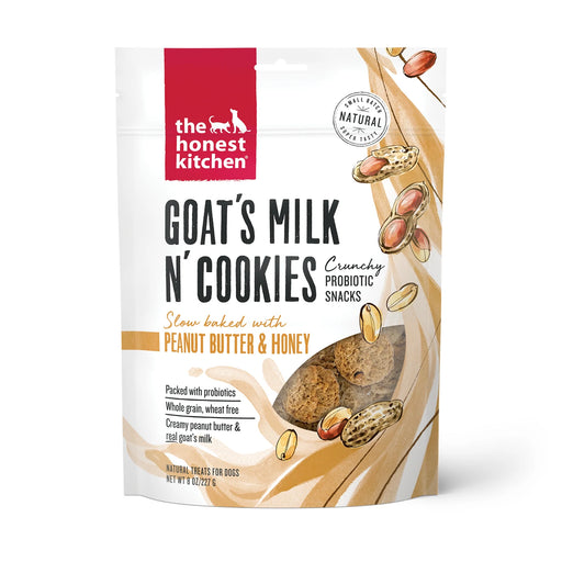 The Honest Kitchen-Goat's Milk N' Cookies - Slow Baked with Peanut Butter Honey 8 oz