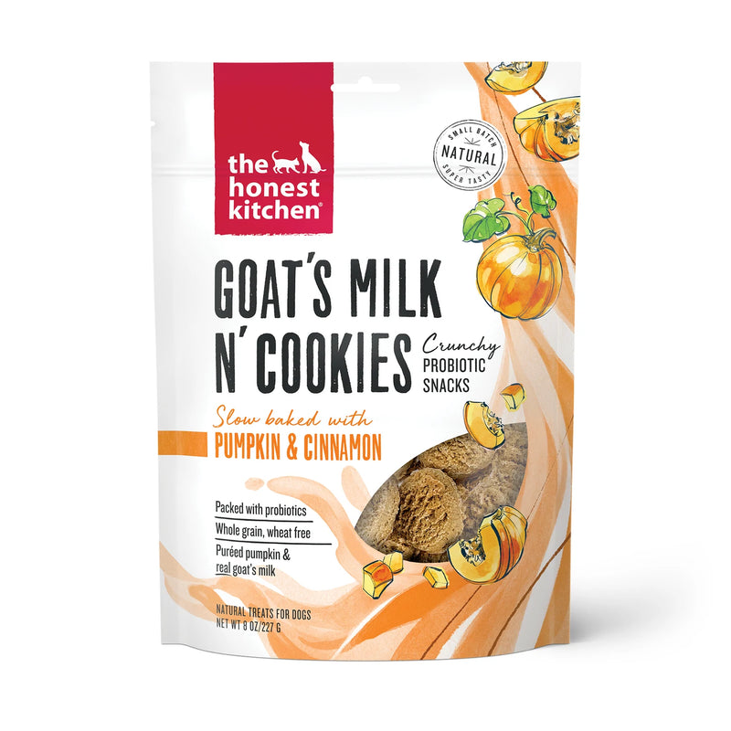 The Honest Kitchen-Goat's Milk N' Cookies - Slow-Baked with Pumpkin 8 oz
