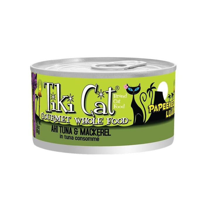 Tiki Papeekeo Tuna and Mackerel Cat Food 2.8 oz