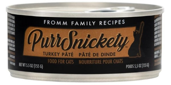 Fromm PurrSnickety Turkey Paté Wet Cat Food, 5.5 oz