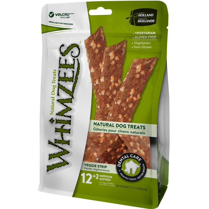 Whimzees Veggie Strip, Medium