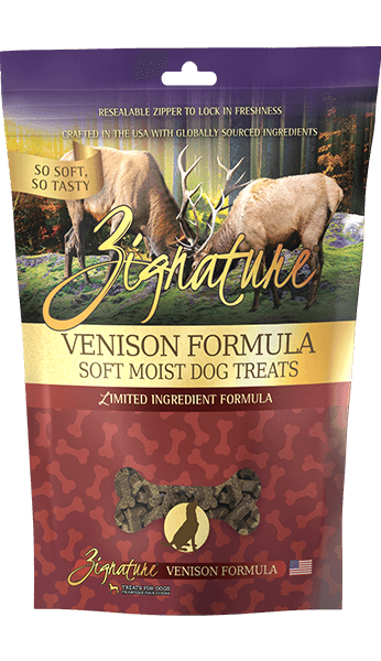 Zignature Soft Moist Treats: Venison